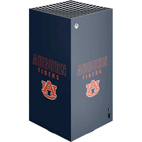Auburn University Tigers Outline XBox Series X Digital Edition Console Skin